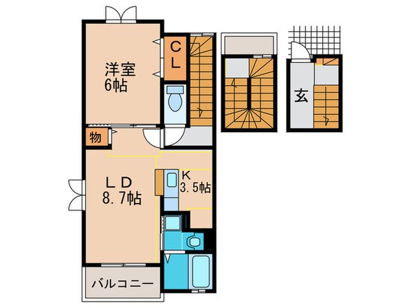 アーバンリーム壱番館の物件間取画像